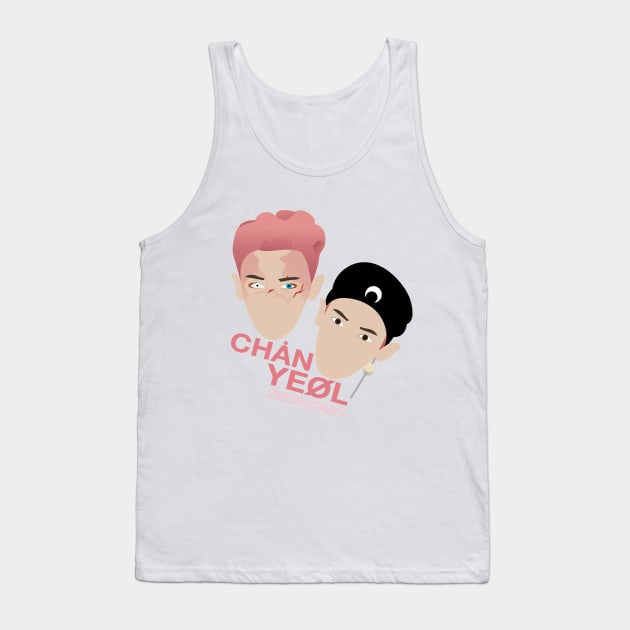 Chanyeol - Obsession. Tank Top by Duckieshop